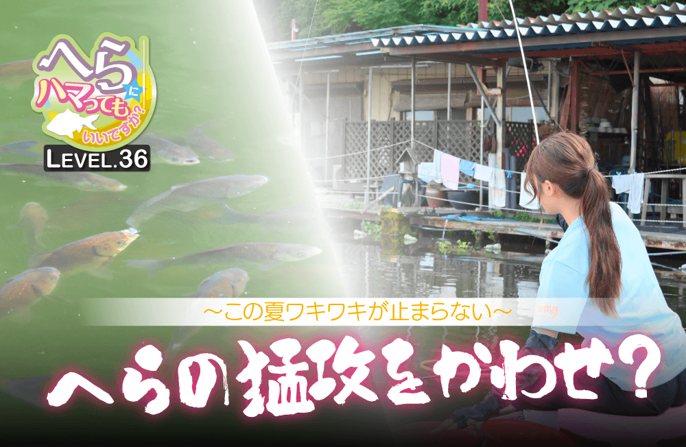 【へらにハマってもいいですか？ LEVEL.36】岡田清インストラクターと“へらの猛攻をかわせ！”